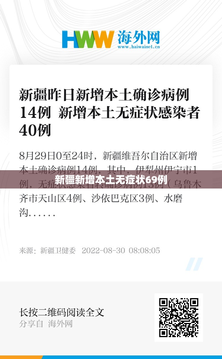 新疆新增本土无症状69例/天津格林世界幼儿园学费