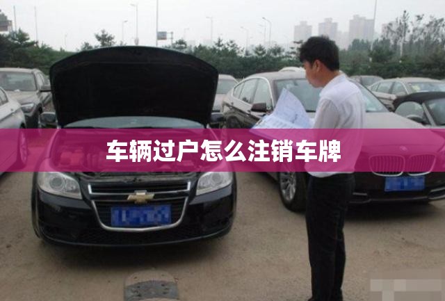 车辆过户怎么注销车牌/车子过户号牌怎么保留