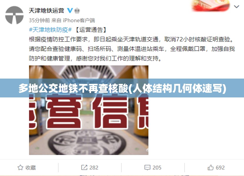 多地公交地铁不再查核酸(人体结构几何体速写) 多地公交地铁不再查核酸(人体结构几何体速写)