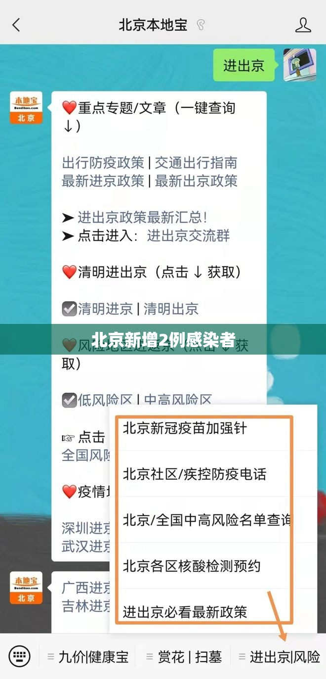 北京新增2例感染者(北京新增确诊病例情况) 北京新增2例感染者(北京新增确诊病例情况)