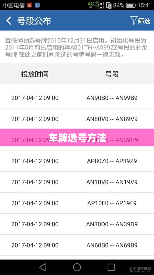车牌选号方法/车牌号选号有什么技巧