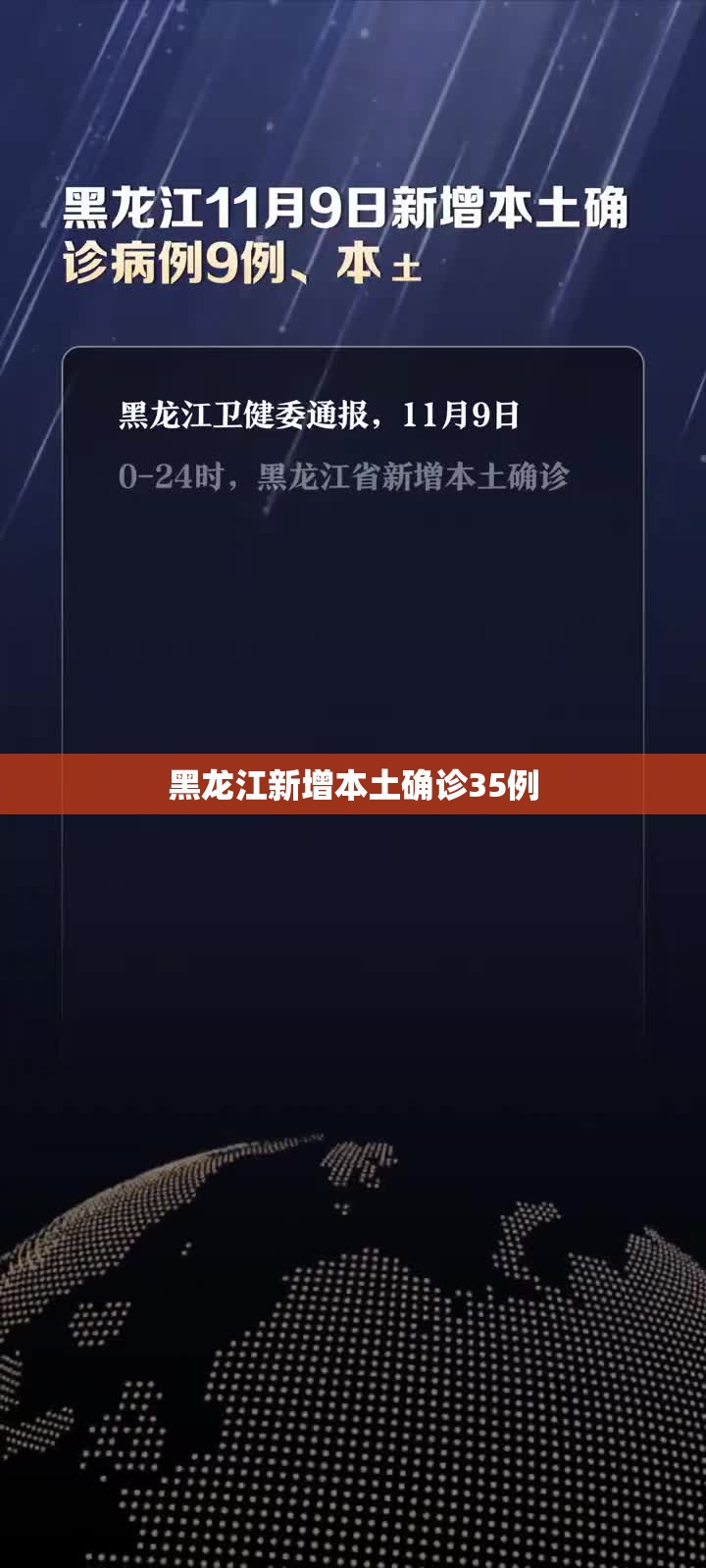黑龙江新增本土确诊35例/黑龙江新冠最新消息