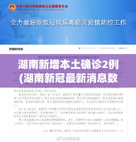 湖南新增本土确诊2例(湖南新冠最新消息数据) 湖南新增本土确诊2例(湖南新冠最新消息数据)