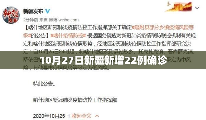 【10月27日新疆新增22例确诊,新疆新冠最新报道】
