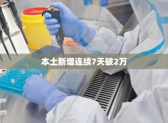 本土新增连续7天破2万/昨增本土112 241