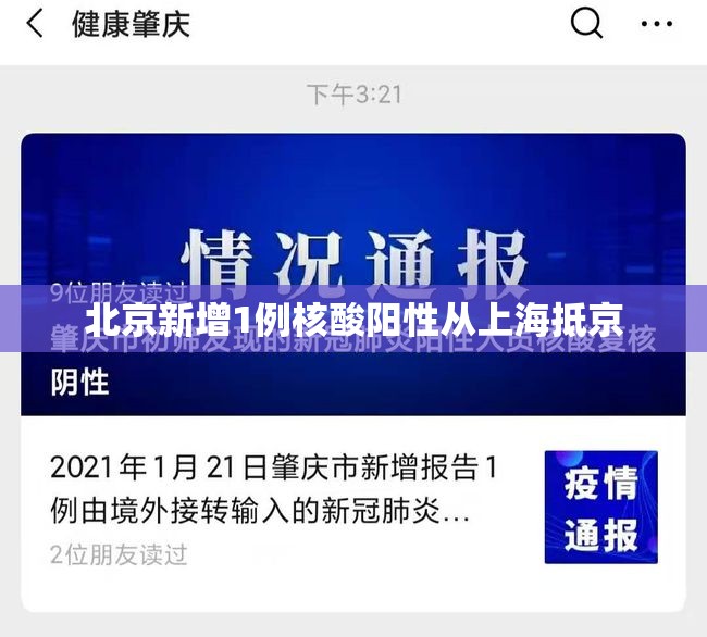 北京新增1例核酸阳性从上海抵京/北京新增1例核酸阳性从上海抵京了吗