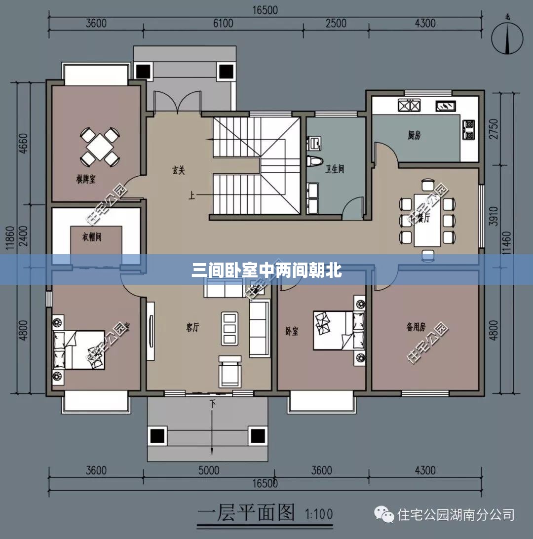 三间卧室中两间朝北/三间北屋卧室在哪边好