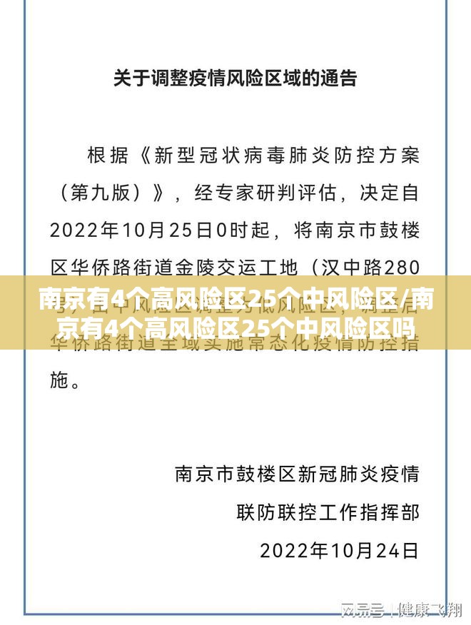 南京有4个高风险区25个中风险区/南京有4个高风险区25个中风险区吗 南京有4个高风险区25个中风险区/南京有4个高风险区25个中风险区吗
