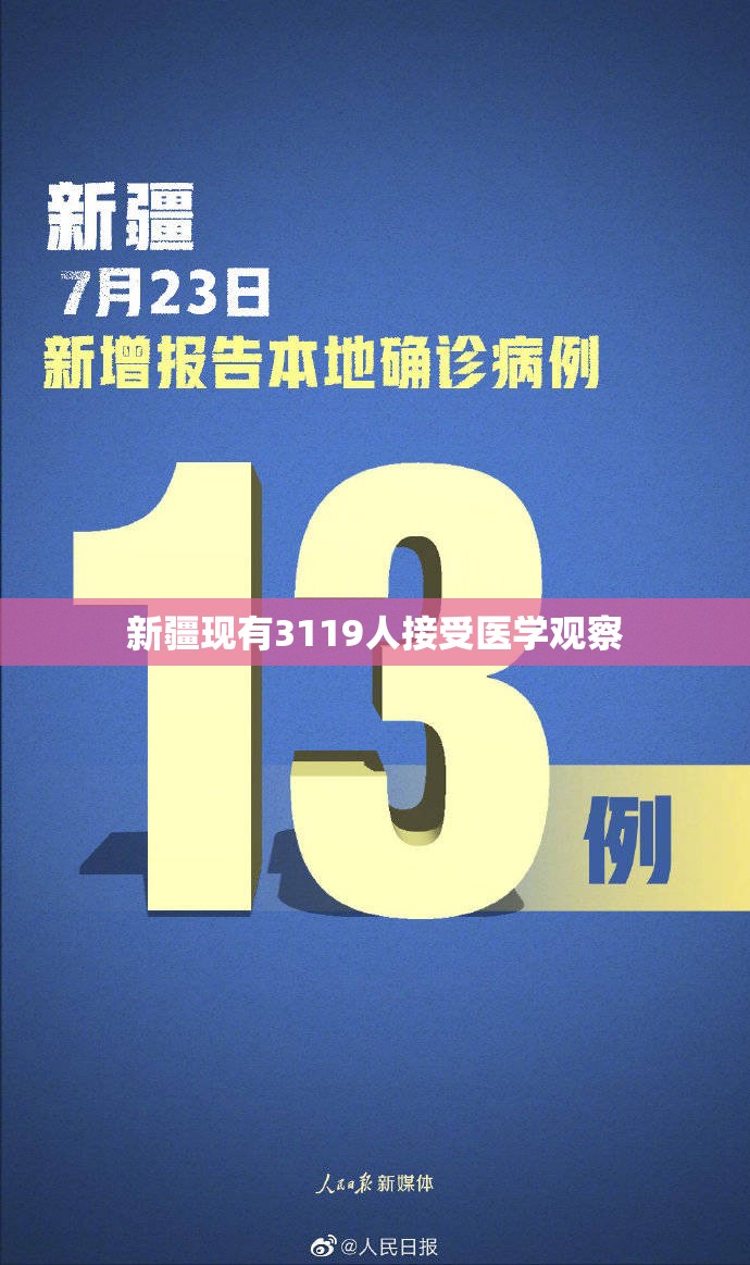 新疆现有3119人接受医学观察/新疆人口疾病分布
