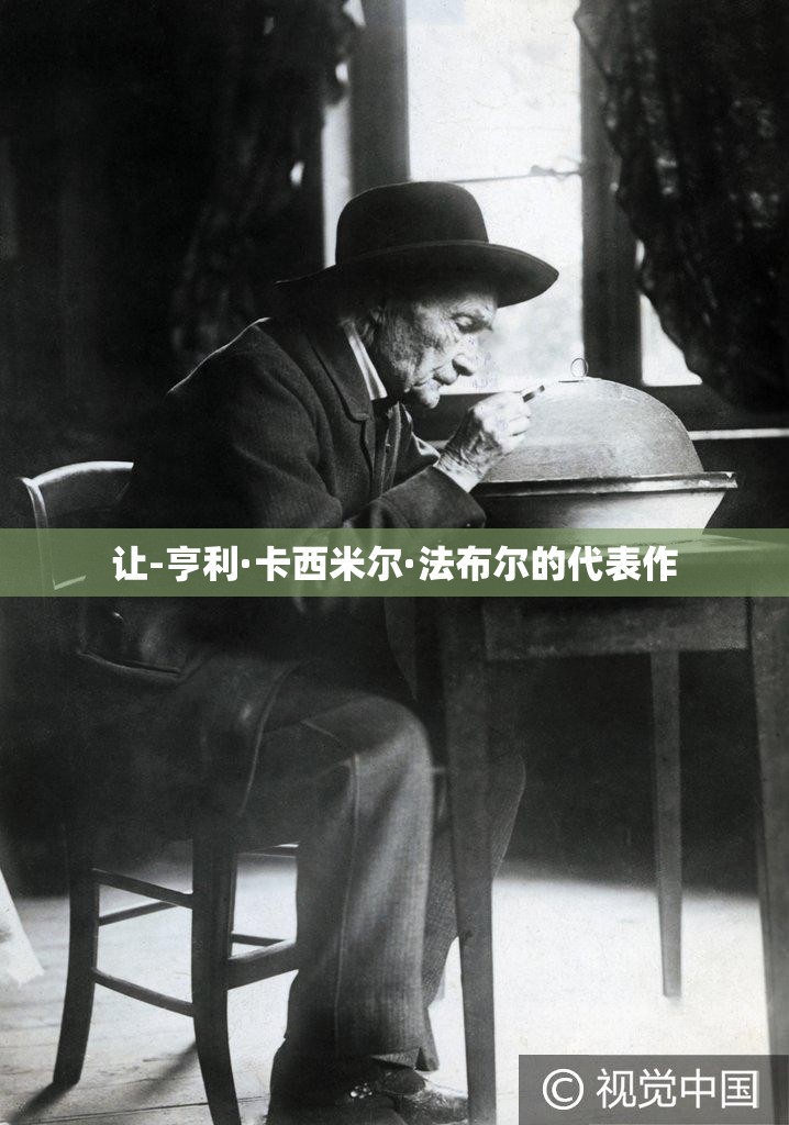 让-亨利·卡西米尔·法布尔的代表作