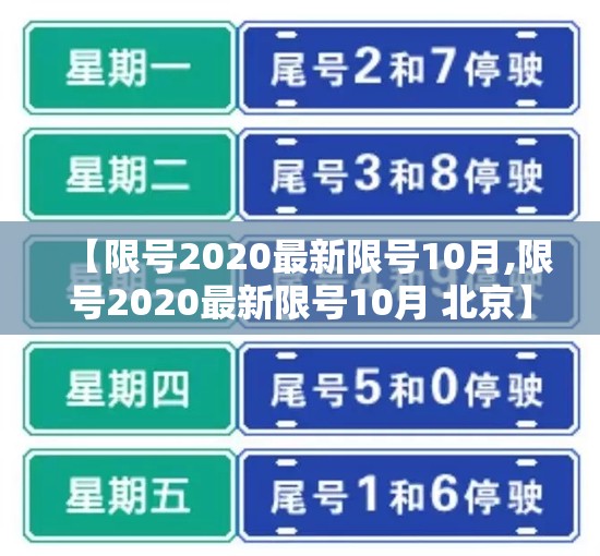 【限号2020最新限号10月,限号2020最新限号10月 北京】