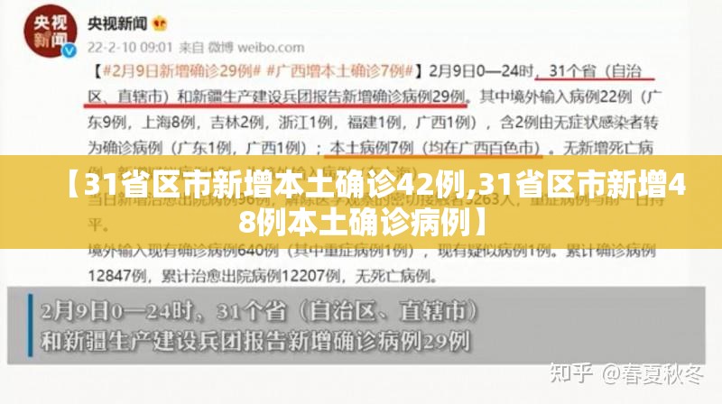 【31省区市新增本土确诊42例,31省区市新增48例本土确诊病例】 【31省区市新增本土确诊42例,31省区市新增48例本土确诊病例】
