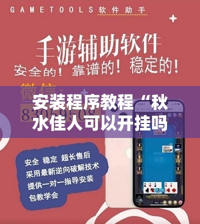 安装程序教程“秋水佳人可以开挂吗	”透视开挂辅助教程
