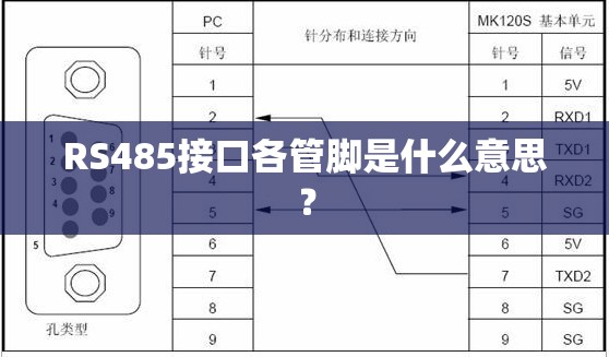 RS485接口各管脚是什么意思? RS485接口各管脚是什么意思?