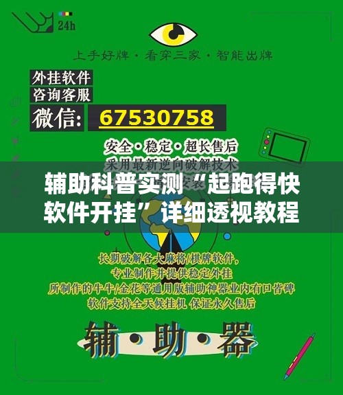 辅助科普实测“起跑得快软件开挂	”详细透视教程