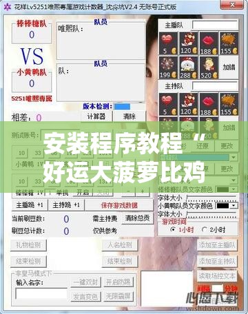 安装程序教程“好运大菠萝比鸡自己怎样做游戏辅助	”【透视软件教程分享】