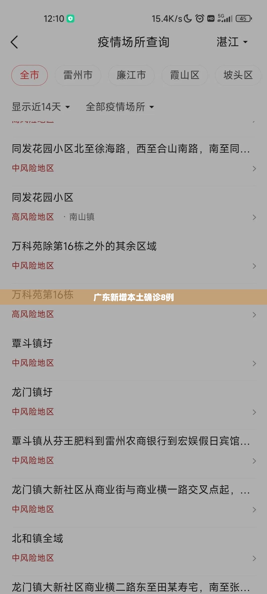 广东新增本土确诊8例(广东新增本土确诊10例) 广东新增本土确诊8例(广东新增本土确诊10例)
