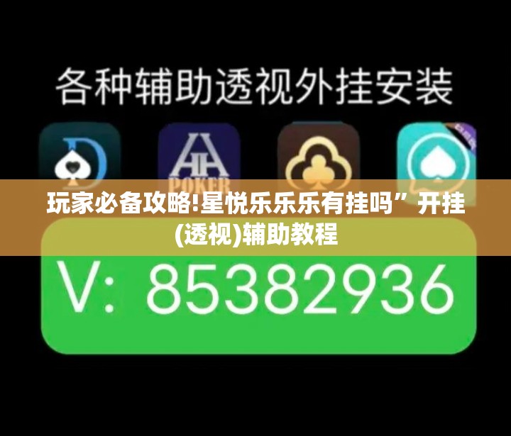 玩家必备攻略!星悦乐乐乐有挂吗”开挂(透视)辅助教程