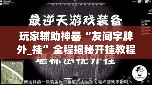 玩家辅助神器“友间字牌外_挂	”全程揭秘开挂教程