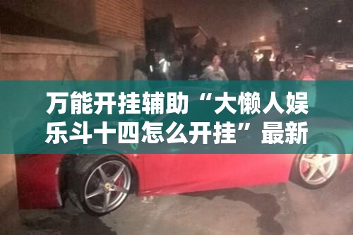 万能开挂辅助“大懒人娱乐斗十四怎么开挂”最新辅助详细教程