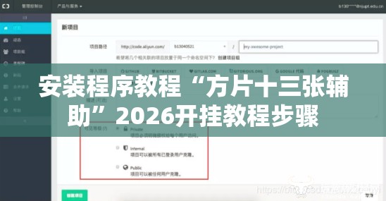 安装程序教程“方片十三张辅助	”2026开挂教程步骤