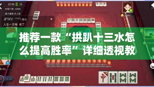 推荐一款“拱趴十三水怎么提高胜率”详细透视教程
