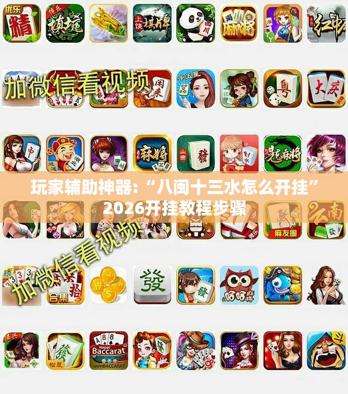 玩家辅助神器:“八闽十三水怎么开挂	”2026开挂教程步骤