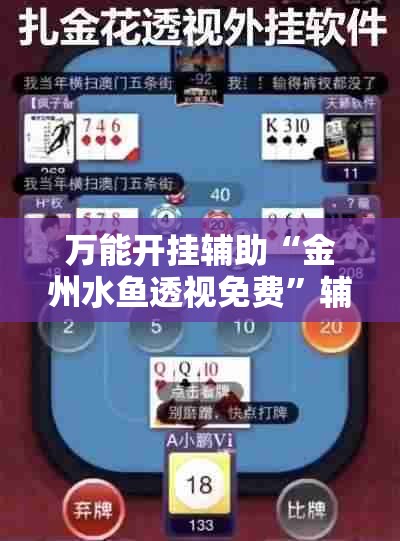 万能开挂辅助“金州水鱼透视免费	”辅助透视教程