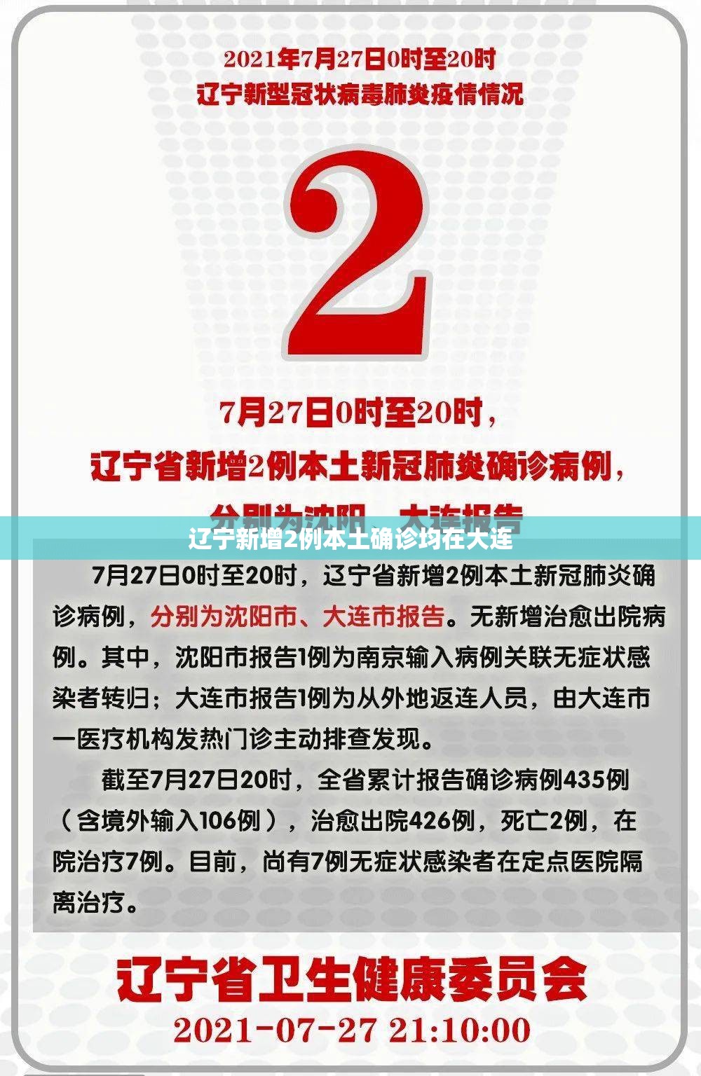 辽宁新增2例本土确诊均在大连/辽宁的孩子去大连上学交医保本地的医保还用停 辽宁新增2例本土确诊均在大连/辽宁的孩子去大连上学交医保本地的医保还用停