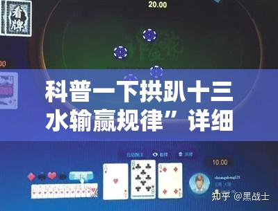科普一下拱趴十三水输赢规律	”详细辅助软件教程