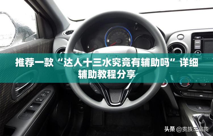 推荐一款“达人十三水究竟有辅助吗”详细辅助教程分享