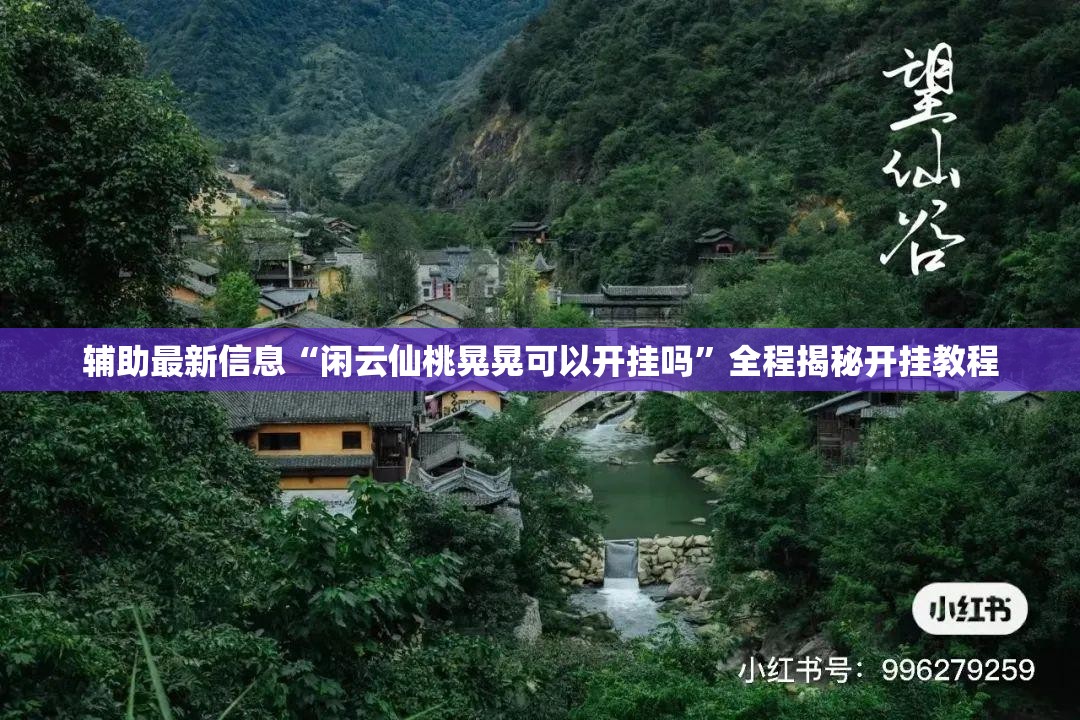辅助最新信息“闲云仙桃晃晃可以开挂吗”全程揭秘开挂教程
