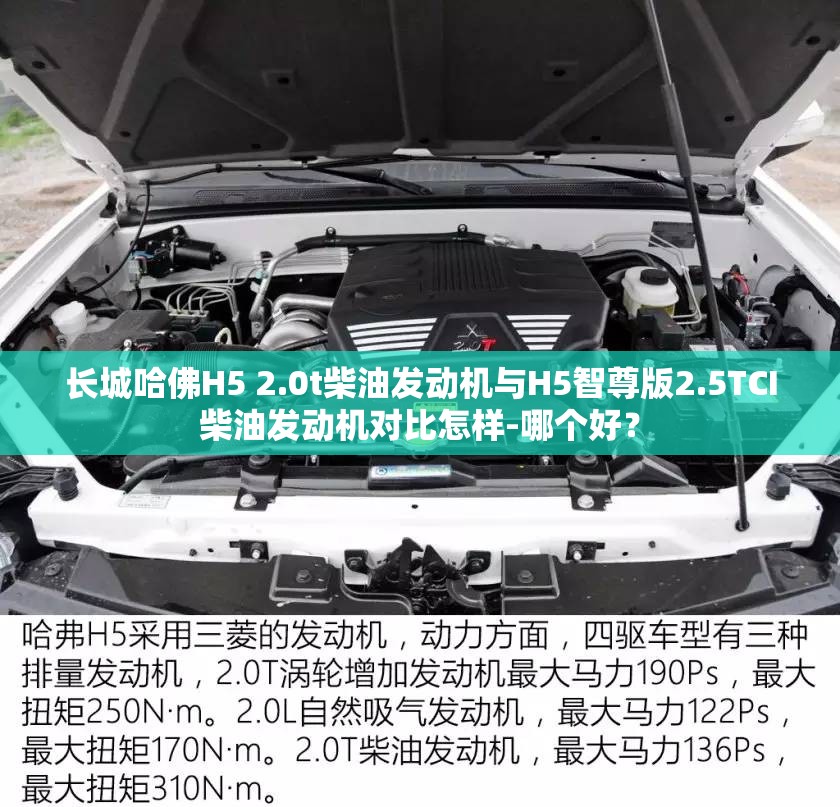 长城哈佛H5 2.0t柴油发动机与H5智尊版2.5TCI柴油发动机对比怎样-哪个好？