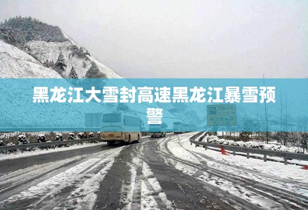 黑龙江大雪封高速黑龙江暴雪预警 黑龙江大雪封高速黑龙江暴雪预警
