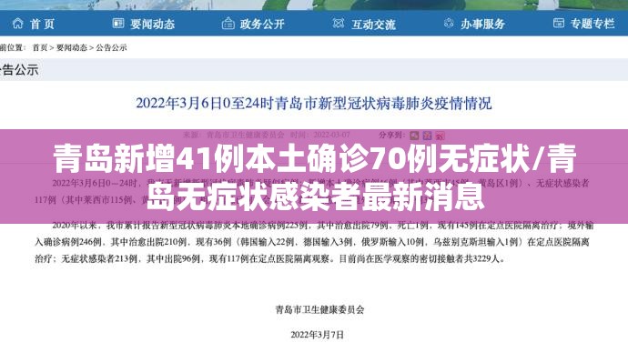 青岛新增41例本土确诊70例无症状/青岛无症状感染者最新消息 青岛新增41例本土确诊70例无症状/青岛无症状感染者最新消息