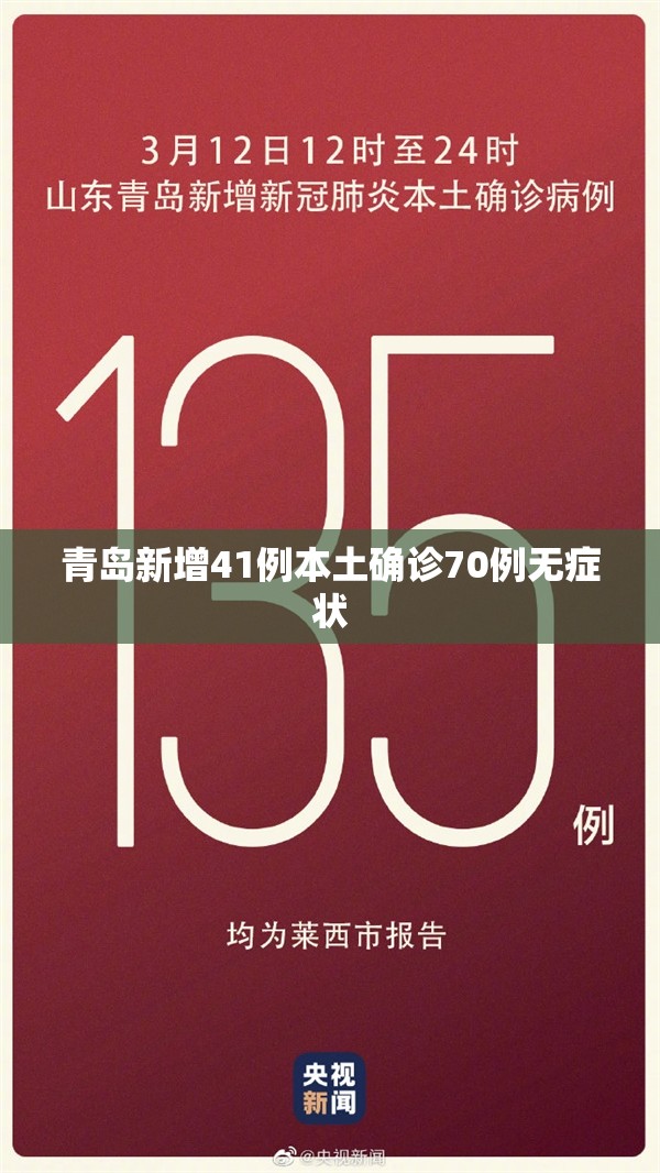 青岛新增41例本土确诊70例无症状/青岛无症状感染者最新消息 青岛新增41例本土确诊70例无症状/青岛无症状感染者最新消息