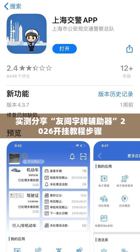 实测分享“友间字牌辅助器”2026开挂教程步骤