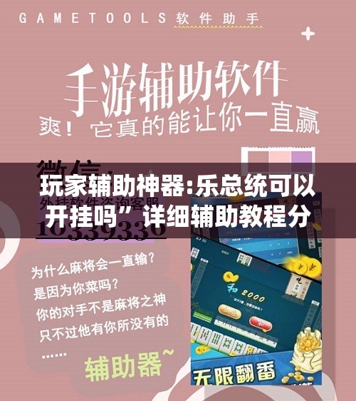 玩家辅助神器:乐总统可以开挂吗”详细辅助教程分享