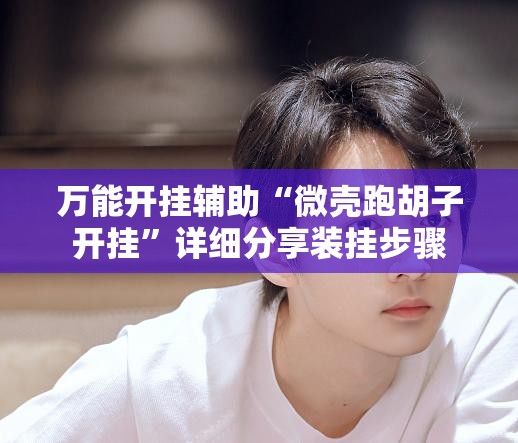 万能开挂辅助“微壳跑胡子开挂”详细分享装挂步骤
