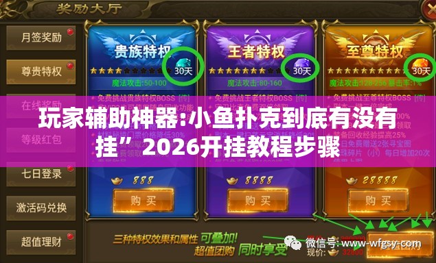 玩家辅助神器:小鱼扑克到底有没有挂”2026开挂教程步骤