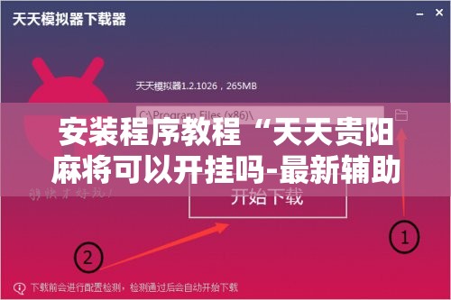 安装程序教程“天天贵阳麻将可以开挂吗-最新辅助详细教程