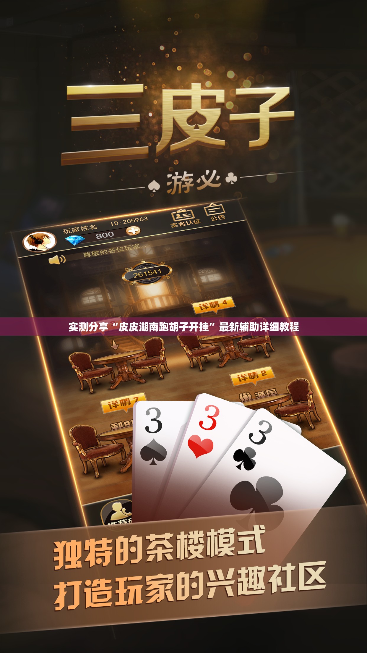 实测分享“皮皮湖南跑胡子开挂”最新辅助详细教程