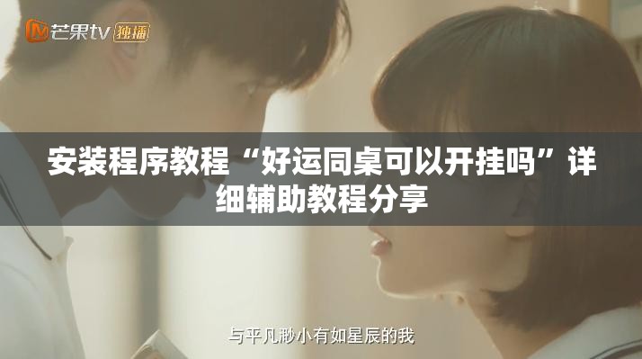 安装程序教程“好运同桌可以开挂吗”详细辅助教程分享