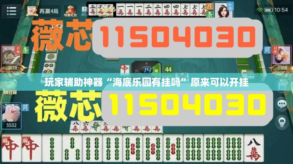 玩家辅助神器“海底乐园有挂吗”原来可以开挂