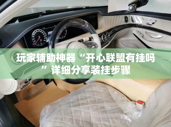 玩家辅助神器“开心联盟有挂吗”详细分享装挂步骤