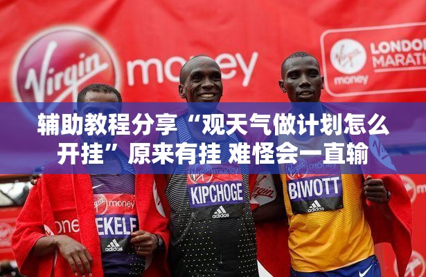 辅助教程分享“观天气做计划怎么开挂	”原来有挂 难怪会一直输