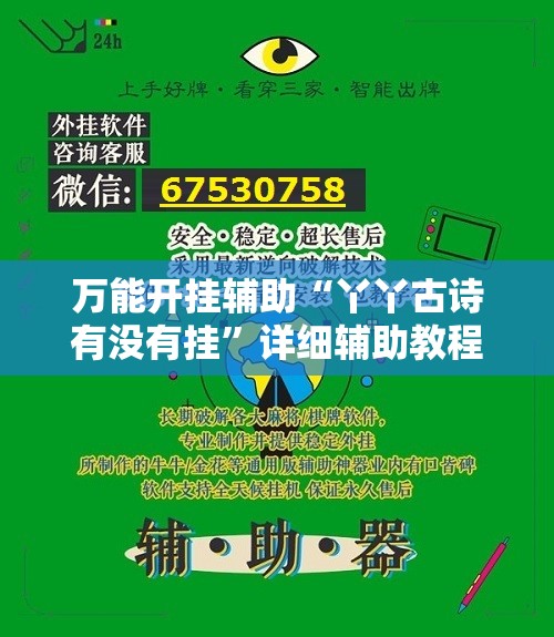 万能开挂辅助“丫丫古诗有没有挂	”详细辅助教程分享