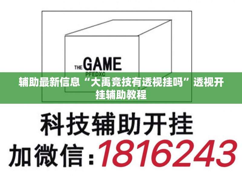 辅助最新信息“大禹竞技有透视挂吗”透视开挂辅助教程