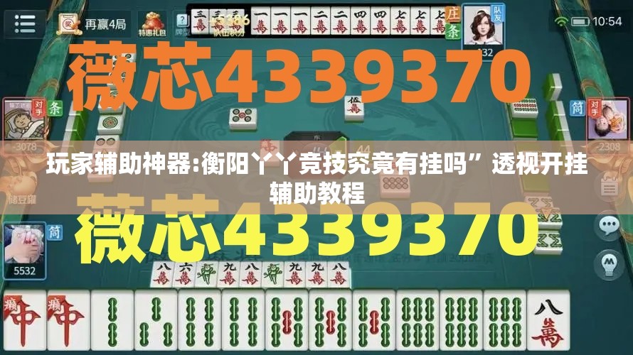 玩家辅助神器:衡阳丫丫竞技究竟有挂吗	”透视开挂辅助教程