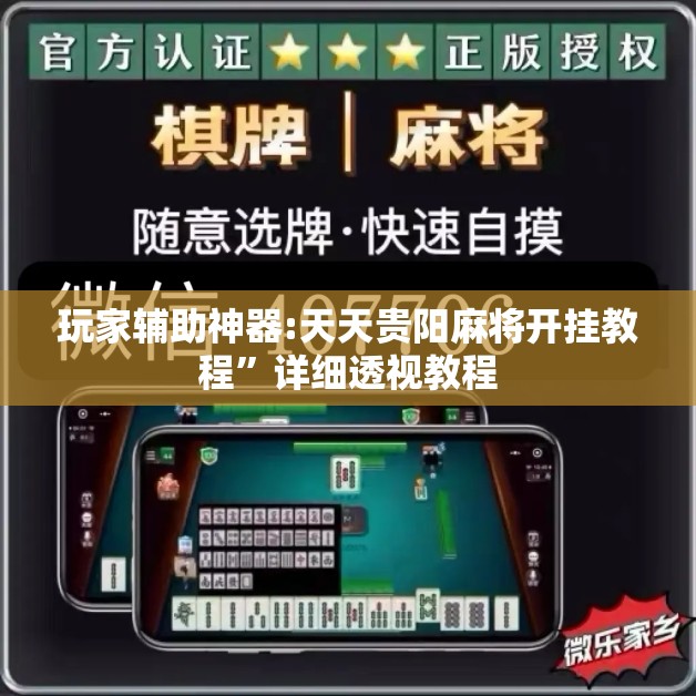 玩家辅助神器:天天贵阳麻将开挂教程”详细透视教程
